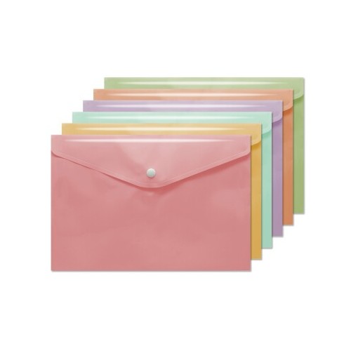 Carpeta A4 Broche colores pastel