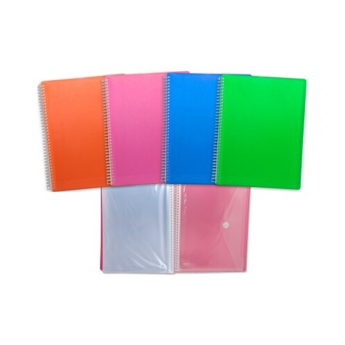 Carpetas folio fundas espiral Kanguro